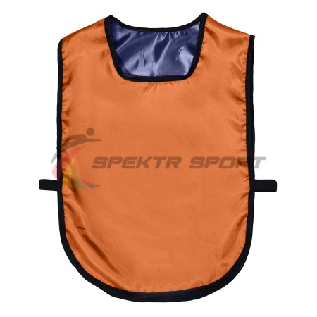 Купить Манишка футбольная двусторонняя универсальная Spektr Sport оранжево-синяя в Майском 