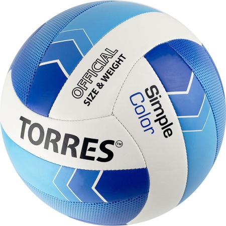 Купить Мяч волейбольный Torres Simple Color любительский р.5 в Майском 
